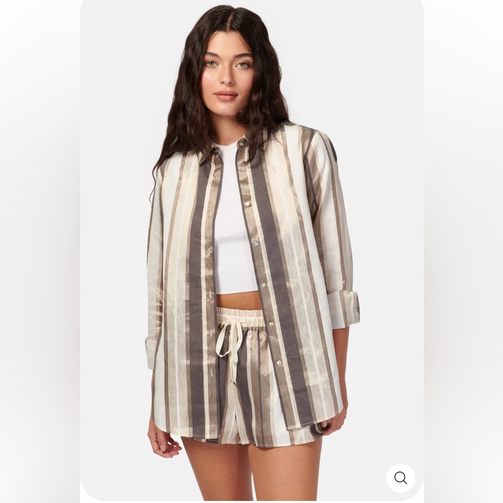 Cami NYC Malta Metallic Linen Set🖤